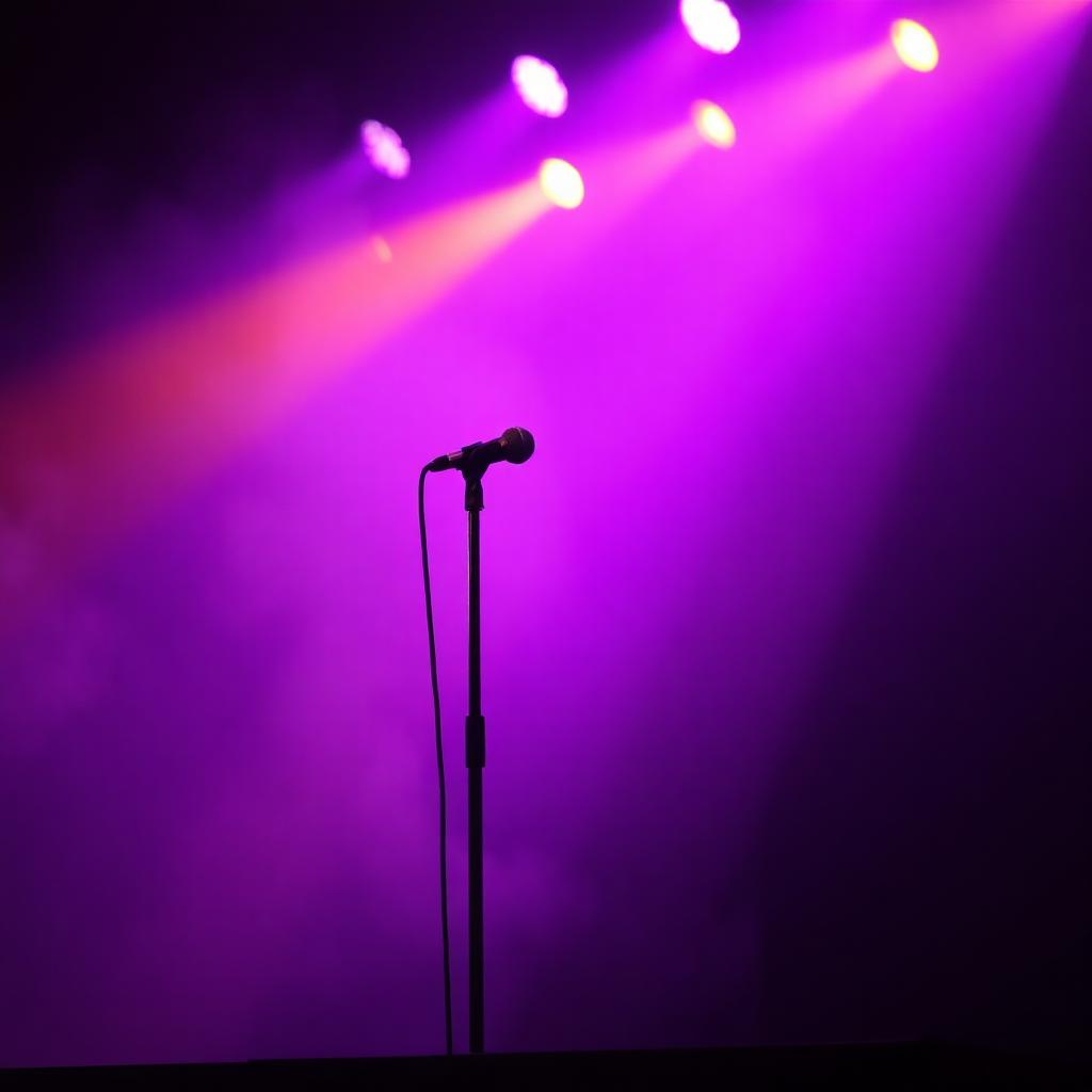 Palco iluminado